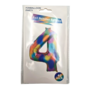 Rainbow Foil Balloon Number 4 40 Inch 2