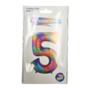 Rainbow Foil Balloon Number 5 40 Inch 2