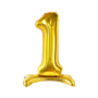 Stand Up Gold Foil Balloon Number 1 40 Inch
