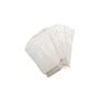 White Opp Self Sealing Bag With White Hanging Header 12 X 5cm 100 Pieces 2