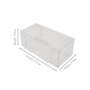 2 Truffle Box Clear 67 X 33 X 26cm