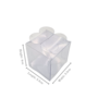 Almond Box Clear 35 X 35 X 4cm 10 Pieces