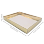 250g Chocolate Box Gold 256 X 195 X 3cm