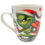 Grinch With Bauble And Candy Cane Mug 350 Ml