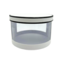 Small White Round Gift Box With Window 18 X 12 Cm