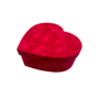 Large Velvet Heart Gift Box Red 295 X 285 X 122cm