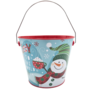 Christmas Metal Buckets Snowman 16 X 134 X 112cm