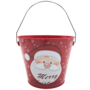 Christmas Metal Bucket Santa 16 X 134 X 112cm
