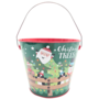 Christmas Metal Bucket Christmas Trees Dark Green 16 X 134 X 112cm