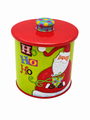 Christmas Ho Ho Ho Tin Canister 115 X 11 Cm Side