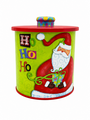 Christmas Ho Ho Ho Tin Canister 115 X 11 Cm