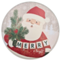 Large Christmas Round Tin Father Christmas 196 X 88cm 2