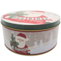 Large Christmas Round Tin Father Christmas 196 X 88cm