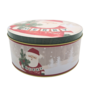 Medium Christmas Round Tin Father Christmas 168 X 82cm