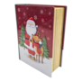 Christmas Book Tin Santa Reindeer 117 X 10 X 38cm 2