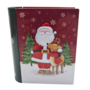 Christmas Book Tin Santa Reindeer 117 X 10 X 38cm