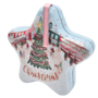 Christmas Hanging Star Tin Tree 125 X 4cm 2