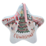 Christmas Hanging Star Tin Tree 125 X 4cm