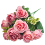 Rose Bush Dusty Pink 10 Piece 32cm 2