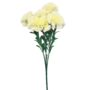 Carnations White 7 Piece 45cm