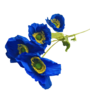 Poppy Stem Royal Blue 60cm 2