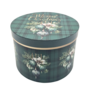 Medium Round Gift Box Green And Black Tartan 223 X 154cm