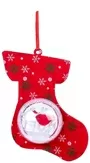 Hanging Snow Globe With Felt Sock Noel 1