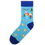 Christmas Socks Funky Reindeer One Size Fits Most Adults