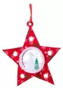 Hanging Snow Globe With Felt Star 1