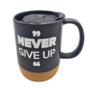 Travel Mug Never Give Up 400ml 88x12cm