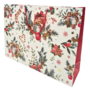 Christmas Gift Bag Gifts And Greenery White 42 X 12 X 31cm