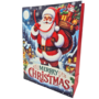 Christmas Gift Bag Santa And Christmas Village 31 X 42 X 12cm