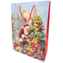Christmas Gift Bag Father Christmas With Christmas Tree And Gifts 30 X 41 X 12cm