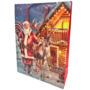 Christmas Gift Bag Father Christmas And Reindeer 30 X 41 X 12cm