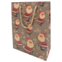 Christmas Gift Bag Santa On Bicycle 19 X 244 X 82cm