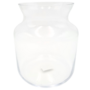 Wide Base Clear Glass Vase 18 X 22cm
