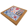 Pot Coaster Square Blue Orange And Red 186 X 186cm 2