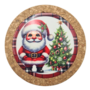 Christmas Coaster Santa And Christmas Tree 102cm