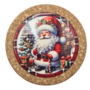Christmas Coaster Santa And Candy Cane 102cm