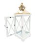 Medium Lantern White 18 X 46cm 2