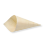 Wooden Disposable Cones 155 X 110mm 20 Pieces