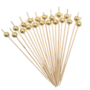 Bamboo Picks Gold 125cm 20 Pieces