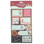 Christmas Stick On Gift Tags Red 10 Sheets 100 Pieces