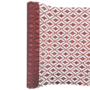 Woven Table Runner Red 48cm X 455m