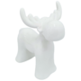 Ceramic Reindeer White 18 X 12 X 20cm