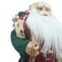 Father Christmas Green And Tartan 60cm 2