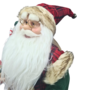 Father Christmas Green And Tartan 60cm 3