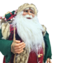 Father Christmas Green And Tartan 90cm 3