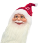 Santa Heads Red 40cm 2
