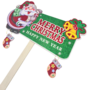 Christmas Picks Santa With Candy Cane 73cm 2